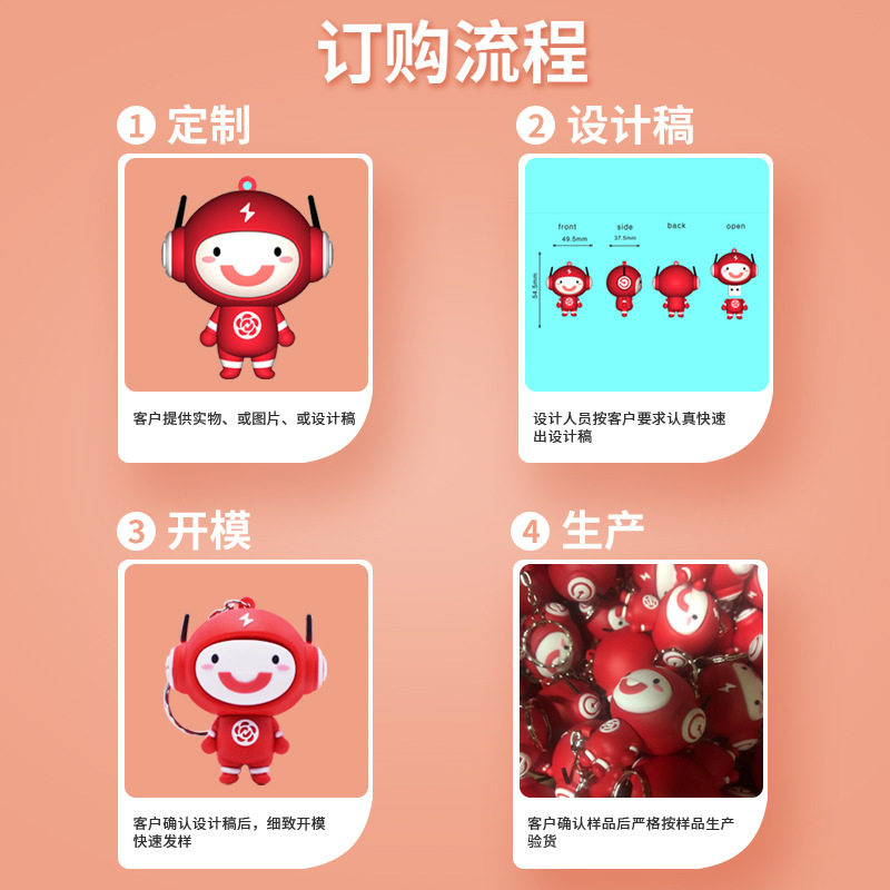 PVC soft rubber cartoon creative doll U disk custom shaped U disk personalized cartoon cute gift U disk custom