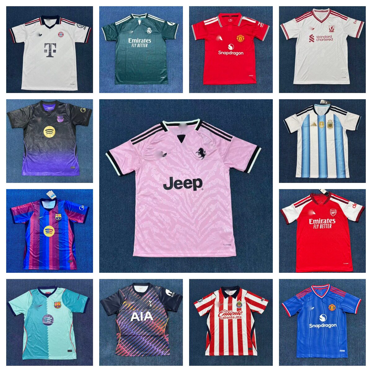 เสื้อเจอร์ซีย์กีฬา รุ่นแฟนคลับใหม่ 2627 มีให้เลือกจากอังกฤษ สเปน และฝรั่งเศส ผู้ผลิตบริการจัดส่งแบบดรอปชิป