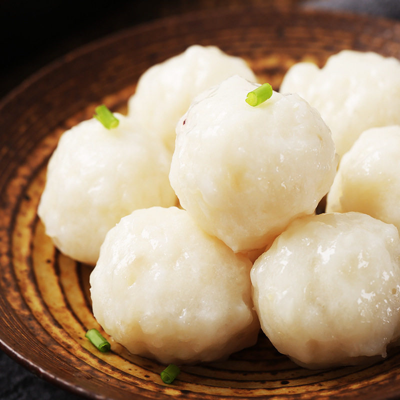 [Yagurixiang] Dongshan high-end cuttlefish balls with fragrant black ink balls and flower balls without surimi 250 g/box