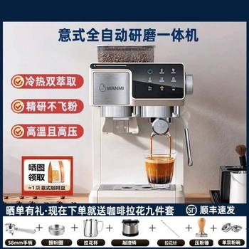 Coffee Machine Fully Automatic Hot and Cold Double Extraction Grinding Italian Home Commercial Intelligent Freshly Ground All-In-One Machine