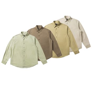 Ruiienrs X Utu 2025 New Autum Japanese Style Versatile Simple Pure Color Loose Shirt Utu019