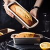 Manufacturer Pound Cake Bread Mold Rectangular Non-Stick Long Small Toast Box Commercial Oven Household Baking Pan Baking
