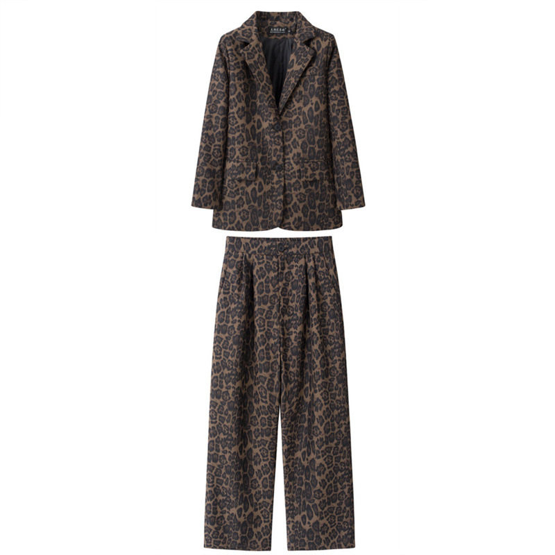 小西装复古外套修身时尚2026春秋季女韩版休闲设计感上衣西裤套装