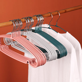 Clothes rack home clothes hanging non-slip seamless drying rack anti-shoulder corner adult wardrobe rack wholesale drying clothes support