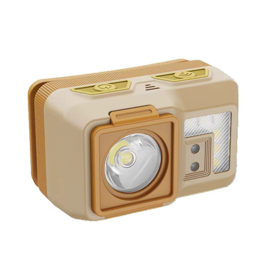 Dual Light Source Headlight, Strong Light, Ultra-Bright Rechargeable Laser Head-Mounted Flashlight, Long-Range Night Fishing, Ultra-Long Battery Life, Smart