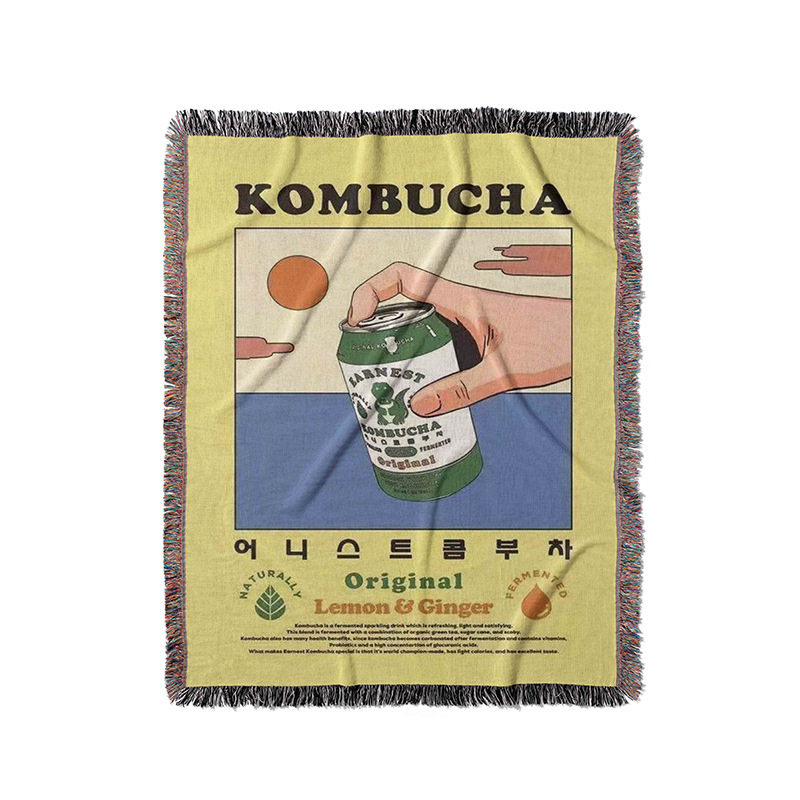 Camping blanket bed leisure blanket blanket office nap blanket knitted thread blanket aircraft blanket Nordic style