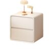 Bedside Table Solid Wood Home Bedroom Storage Cabinet Integrated Cream Style Light Luxury High-End Small Narrow Bedside Cabinet