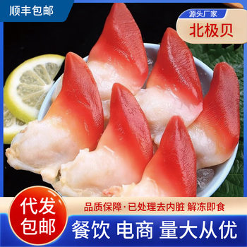 Fresh Ready-To-Eat Arctic Scallops, Raw Sashimi, Salmon, Sweet Shrimp, Sashimi Platter, Japanese Cuisine