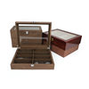 Spot wholesale wooden 8 12 glasses storage display box drawer double watch jewelry storage box