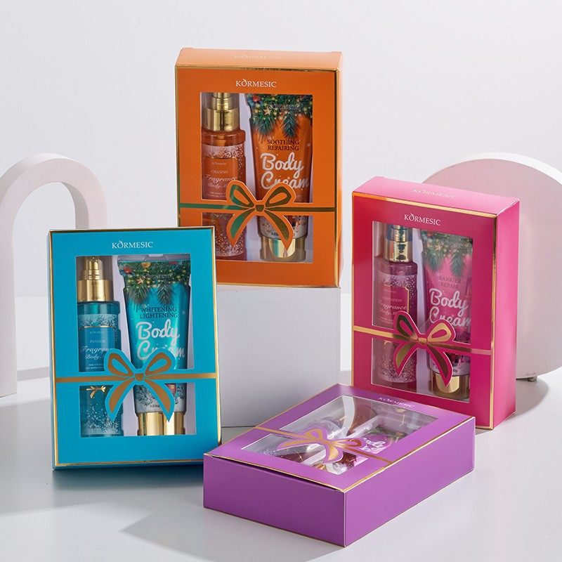 Kormesic Full English Christmas Body Care Set with Long-Lasting Fragrance and Fresh Scent Body Care Cross-Border Hot Item