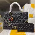 Big bag + wallet + chain + cherry pendant + wallet box