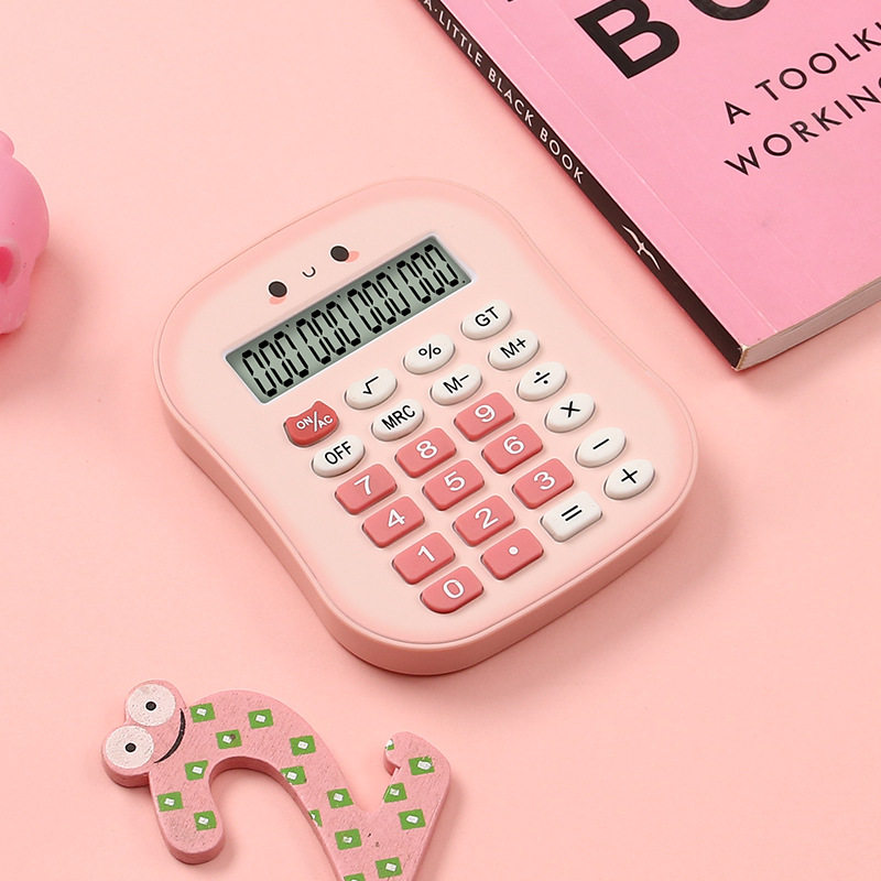 吐司面包小计算器高颜值mini学生计算器学校中小学便携百通计算机
