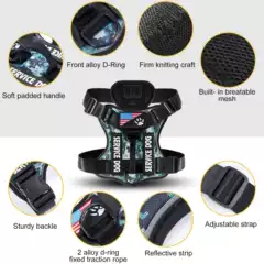 Cross-border supply of large dogs explosion-proof pet chest strap traction rope anti-break chest protection with reinforced pet traction