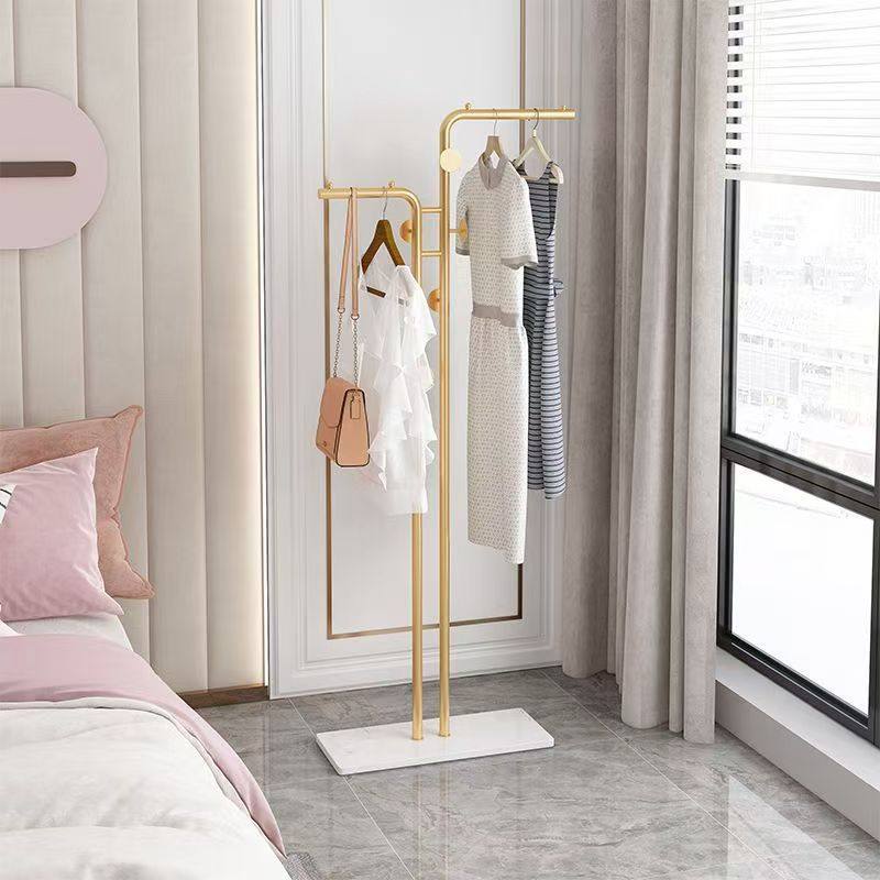 New Coat Rack Rental House Simple Hanger Not Occupying Household Indoor Room Clothes Light Luxury Creative Style
