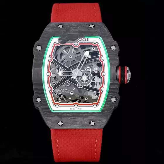 Richard's Rm67-02/01 Upgraded Titanium Alloy Folding Clasp Fluororubber Watch Strap Cross-Border Men's Watch