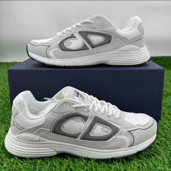 Putian Shoes European Station B25 Letter Logo Low-Top Unisex Floral Embroidery Thick-Soled Fashion Sports Casual Shoes Dad Shoes
