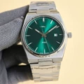 Stainless steel mechanical glossy green