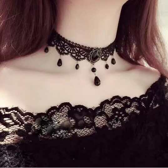 速卖通爆款蕾丝饰品 大牌欧美热销蕾丝项链 百搭颈链