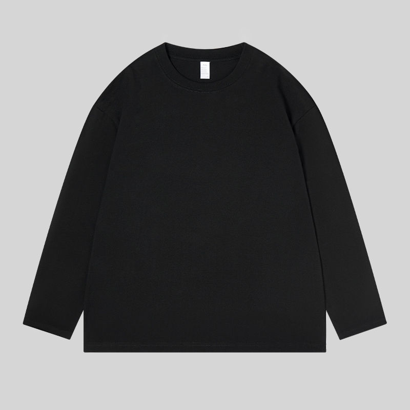 纯棉纯色内搭打底衫T恤男长袖秋冬ins潮流百搭卫衣情侣装男女款
