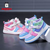 Babu beans AJ sneaker girls autumn and winter shoes 2024 children's new board shoes children's high-top girls leather