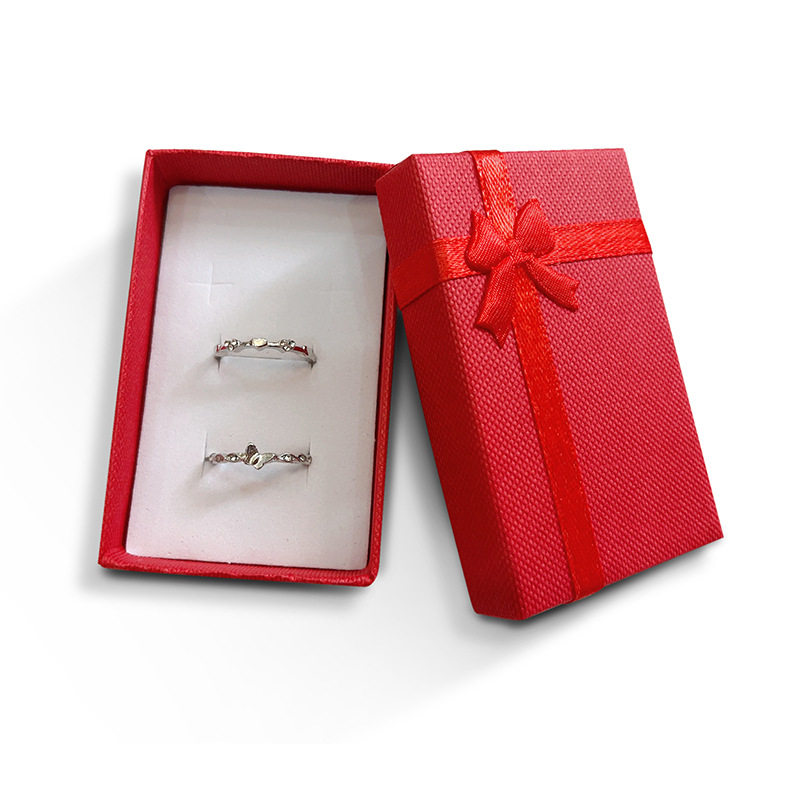 Spot Cloud Sky and Earth Cover Box Bow Jewelry Ring Earrings Necklace Multi-Purpose Jewelry Packaging Box Wholesale