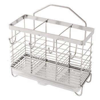 Stainless steel chopsticks storage box kitchen chopsticks cage wall-mounted chopsticks cage household knife spoon chopsticks holder