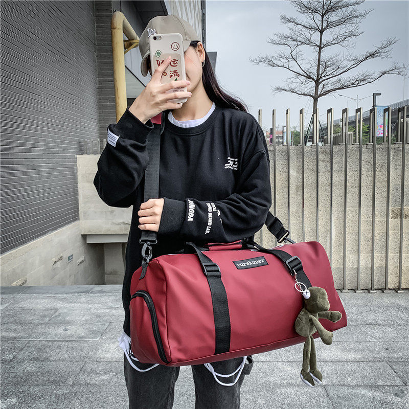 Short-distance Travel Luggage Bag Men's Sports Waterproof Gym Bag Lightweight Portable Large Capacity Travel Bag Female Student