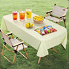 Disposable Tablecloth Outdoor Stone Cloth Camping Picnic Folding Trolley Table Mat Rectangular Thickeneded Tablecloth