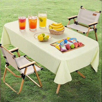 Disposable Tablecloth Outdoor Stone Cloth Camping Picnic Folding Trolley Table Mat Rectangular Thickeneded Tablecloth