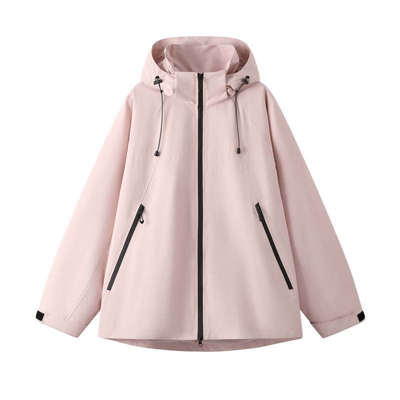 Áo Khoác Nữ Chống Nước Hàng Mùa Xuân Thu Đông