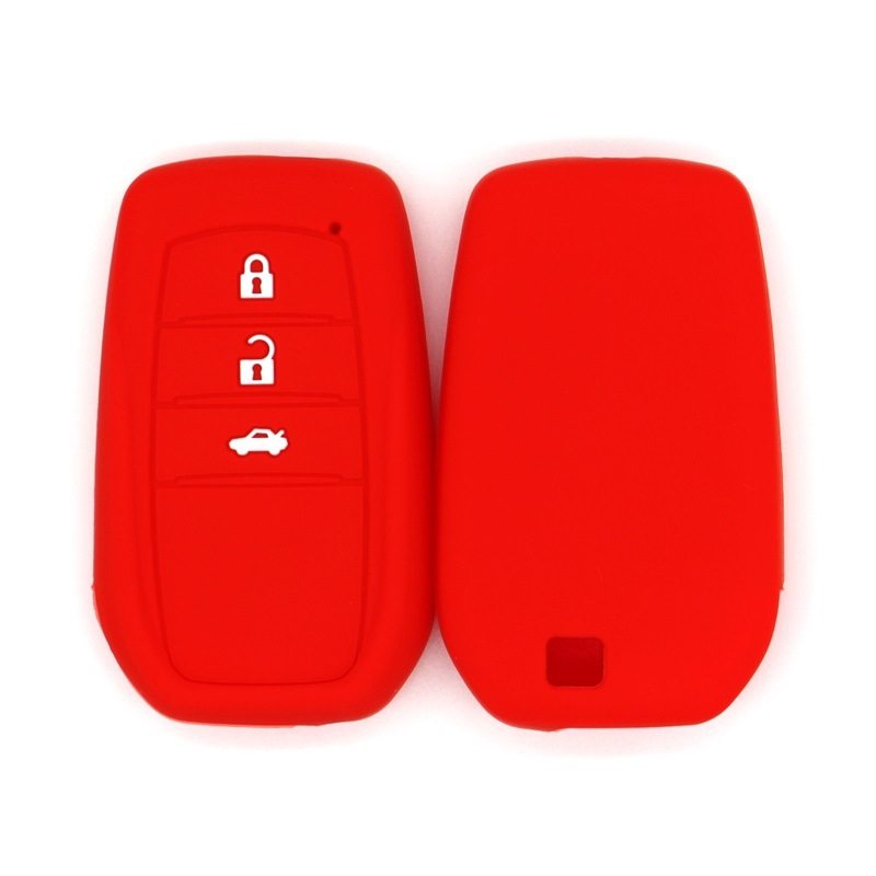 Suitable for Toyota Camry Crown Lu Fang Lei Ling Highlander Prado Asian Dragon car key case soft rubber bag