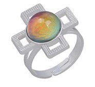 【Manufacturer Supports Wholesale and Delivery of Various Styles】Cupid Ring with an Arrow through the Heart, Adjustable Open Design for Couples