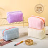 Cross-Border Plush Cosmetic Bag Storage, High-End Large-Capacity Storage Bag, Portable and High-Value Storage Bag