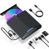 Multi-function expansion external drive DVD burner 7-in -1 USB/TYPE interface can be external U disk