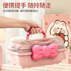 Children's Jewelry Box Bow Storage Box Household Hair Card Hair Accessories Storage Box Suitcase Goo Card Box Stationery Box