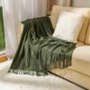 Solid Color Chenille Blanket Nordic Sofa Blanket Bed End Towel Knitted Blanket Hotel Blanket Air Conditioning Blanket Office