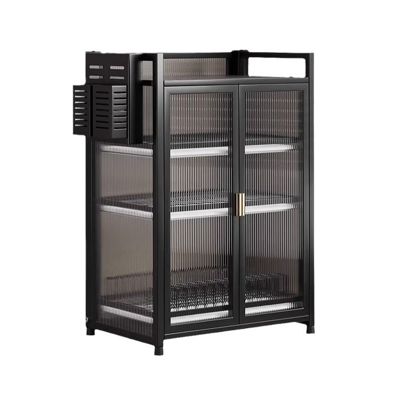 Kitchen dish rack with lid household cupboard table chopsticks plate dustproof storage box multifunctional draining rack