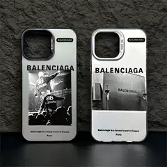 Black and white graffiti suitable for Apple 17 Promax phone case iPhone 16 plus anti drop 15 matte 14 hard 13 new