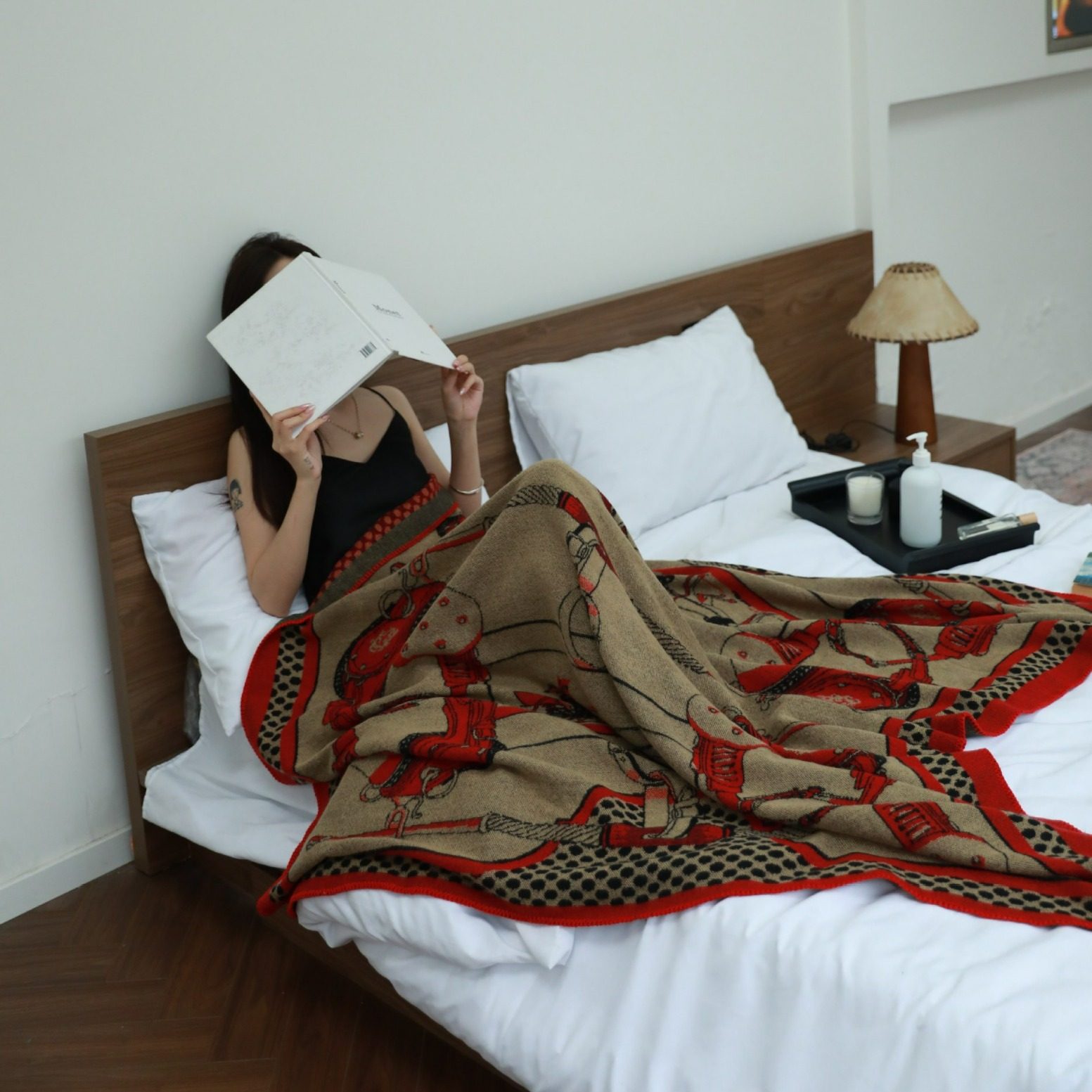 Light Luxury Premium Airplane First Class Aviation Blanket Anti-wrinkle Grinding Blanket Skin-friendly Air Conditioning Blanket Lunch Nap Blanket