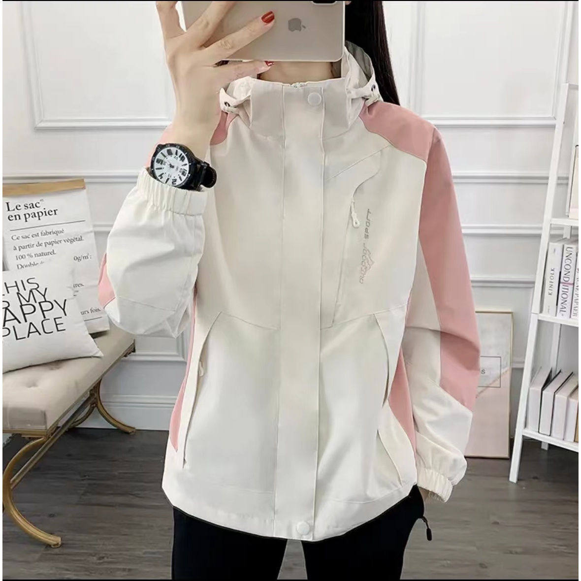 Spring New Arrival Jacket Women's Coat Cardigan Long Sleeve Outdoor Sports Breathable Soft Shell Mountaineering Suit Windproof and Waterproof
