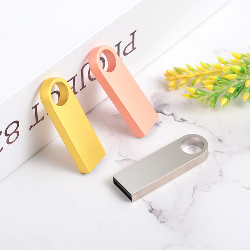 USB Flash Drive Wholesale with Engraving 16g Metal 32g Creative Gift High-Speed 3.0 64Gu Flash Drive Large Capacity Usb128G