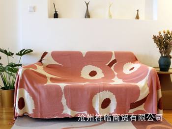 Autumn and Winter Knitted Blanket Office Knitted Blanket Sunflower Wool Blanket Sofa Cover Blanket Thin Wire Air Conditioning Nap Blanket