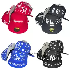 High-Quality Yankees Ny Baseball Cap Dodgers Embroidered Peaked Cap Fully Enclosed Hip-Hop Non-Adjustable La Hat