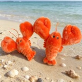 Морское животное моделирование омар плюшевая кукла сумка кулон игрушка кукла школьная сумка кулон брелок оптом