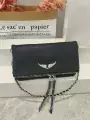 Black silver chain