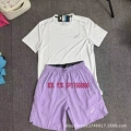Nk white suit purple pants
