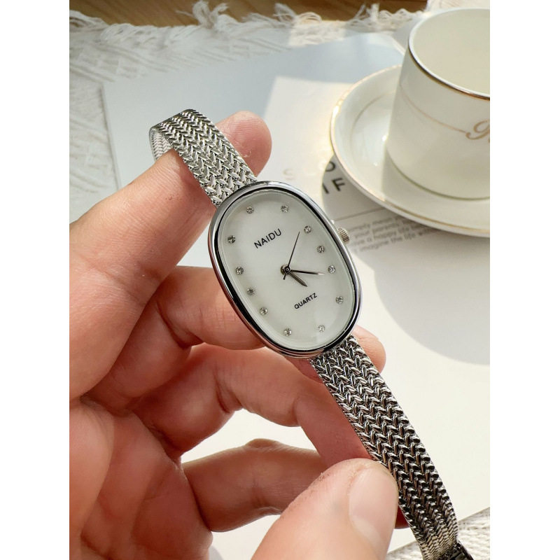 Trendy Hot-Selling Watches Wholesale Supply Cross-Border Niche Luxury High-End Oval Egg-Shaped Dial