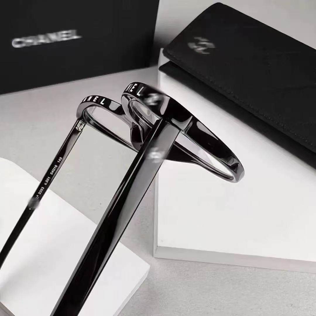 Ch3393 Anti-Blue Light Glasses Frame Cat Eye with Myopia Glasses Lens Women's Color-Changing Glasses Frame Eye Protection Trendy Cool Cat Eye