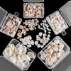 Natural Shell Small Conch Oncomelania Material Bag Flower Snail DIY Jewelry Set Props Scallop Combination suit