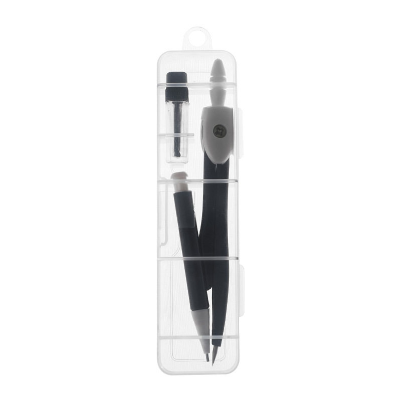 Casual Exam Compass Set Student Metal Drawing Compass Painting Tool Mathematics Teaching Stationery 0.7mm